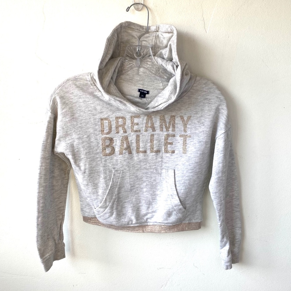 Kiabi Dreamy Ballet Funnel Hoodie Sweatshirt